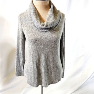 Apt 9 gray oversized sweater size petite medium